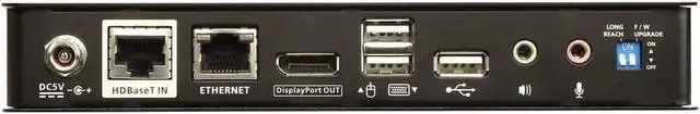Alt view image 9 of 18 - ATEN USB DisplayPort HDBaseT 2.0 KVM Extender (4K@100m) CE920