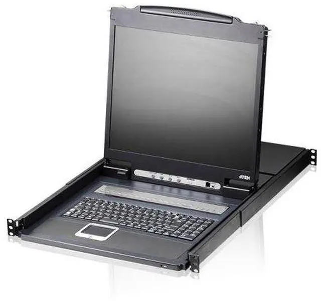 Alt view image 4 of 7 - Aten 16 Port 19" LCD Ingegrated USB CL1316N