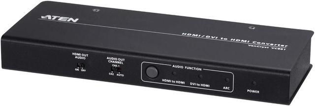 4K HDMI/DVI to HDMI Converter with Audio De-embedder - VC881, ATEN Video  Converters