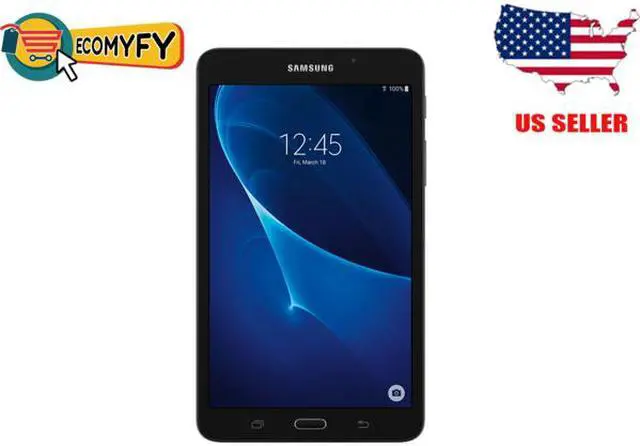 Alt view image 4 of 4 - Samsung Galaxy Tab A SM-T280 7.0" 8GB Black Android Tablet RB