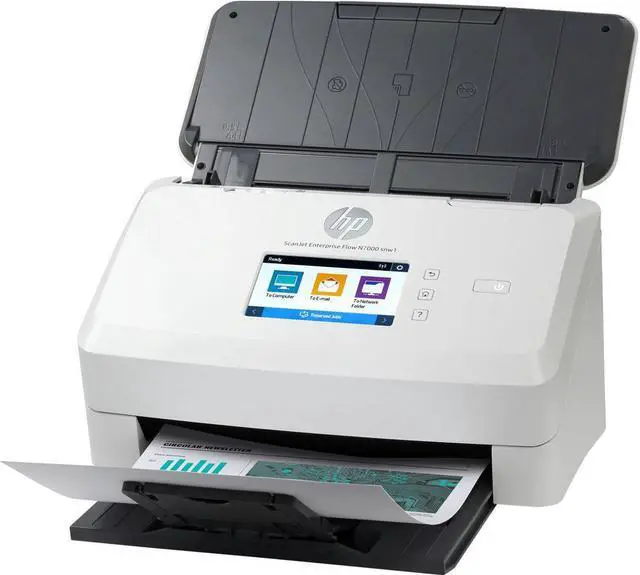 Alt view image 5 of 20 - HP Scanjet Enterprise Flow N7000 snw1 Sheetfed Scanner 600 x 600 dpi Optical 6FW10ABGJ