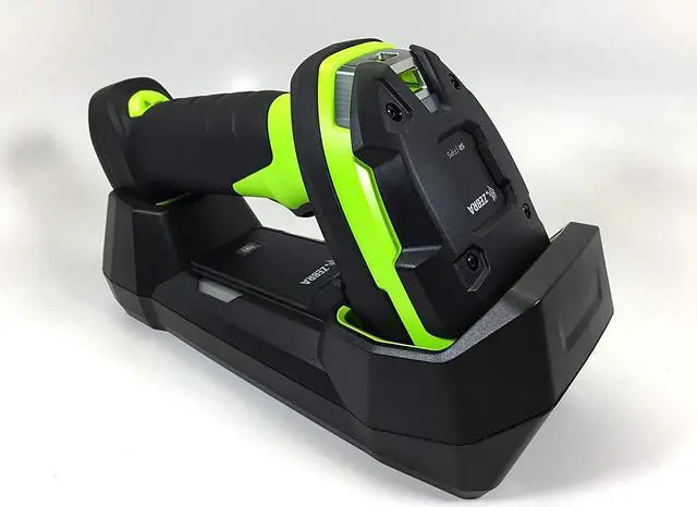 Alt view image 7 of 8 - Zebra LI3678-SR3U42A0S1W LI3678 Ultra-Rugged Cordless Barcode Scanner - USB Kit