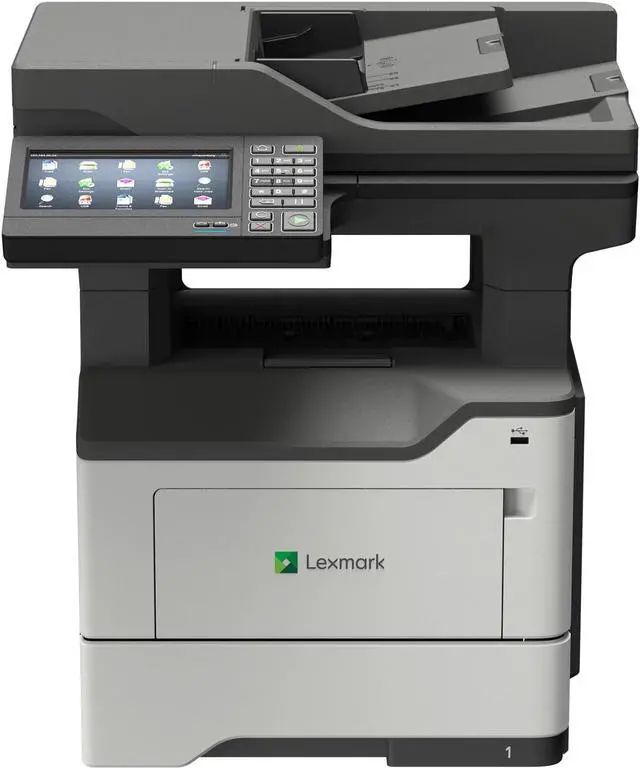 Alt view image 3 of 12 - Lexmark MX620 MX622ade Laser Multifunction Printer - Monochrome - Plain Paper Print - Desktop