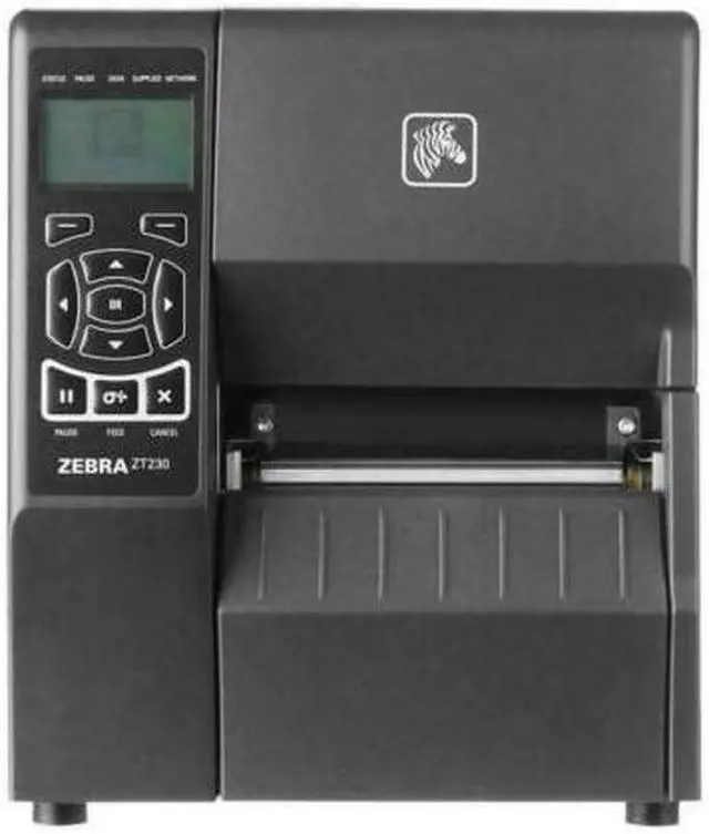 Main image of Zebra ZT230 (p/n: 123100-202) UPS Direct Thermal Label Printer w/Peeler, 203dpi, Black & White, USB/Serial/Parallel