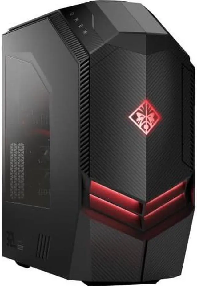 Alt view image 8 of 8 - OMEN by HP Gaming Desktop Computer, Intel Core i7-8700K, NVIDIA GeForce GTX 1080 Ti, 16GB RAM, 2TB hard drive, 512GB SSD, Windows 10 (880-130, Black)