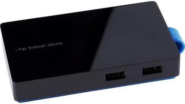 Alt view image 3 of 8 - HP Black T0K30UT#ABA Notebook Docking Station