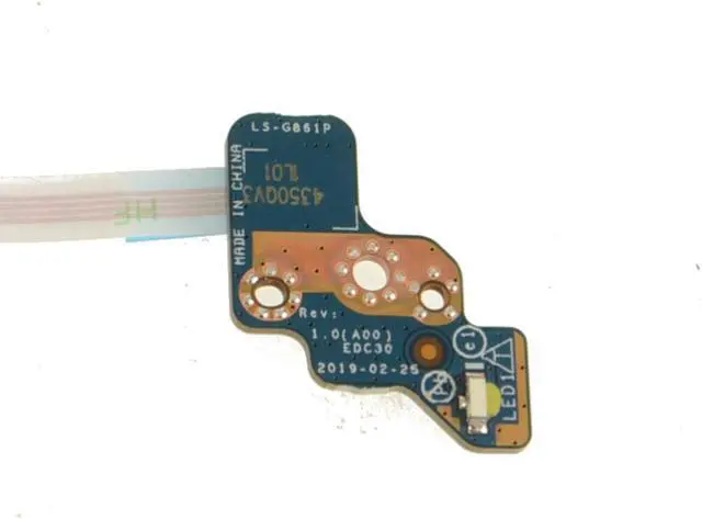 Alt view image 2 of 2 - Dell OEM Latitude 7300 Status Indicator LED Circuit Board  Cable JVD8W