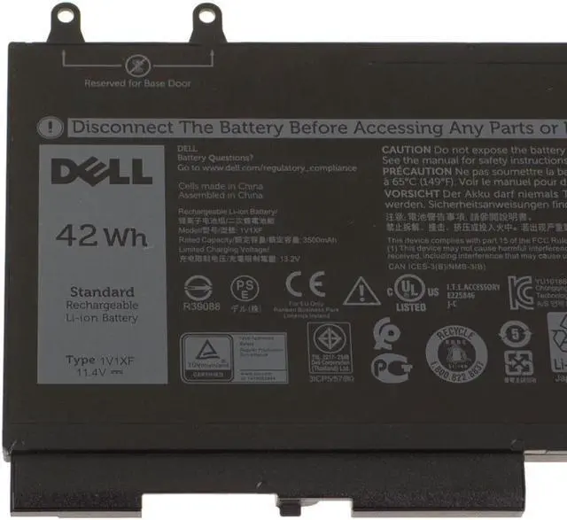 Alt view image 6 of 8 - Dell OEM Original Latitude 5400 5401 5500 Precision 3540 3-Cell Battery 1V1XF