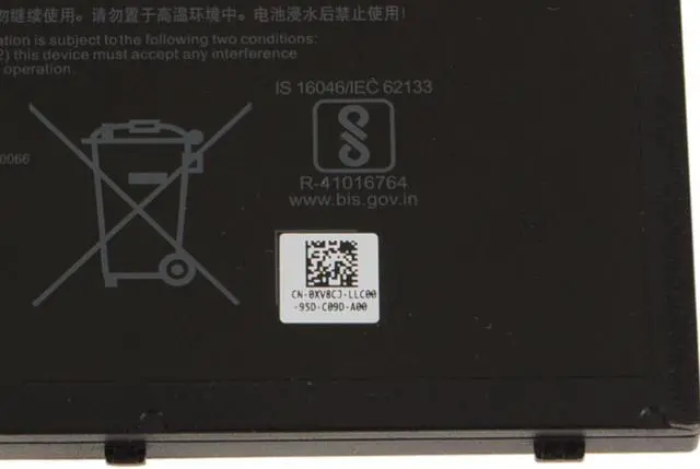 Alt view image 7 of 8 - Dell OEM Original Latitude 5400 5401 5500 Precision 3540 3-Cell Battery 1V1XF