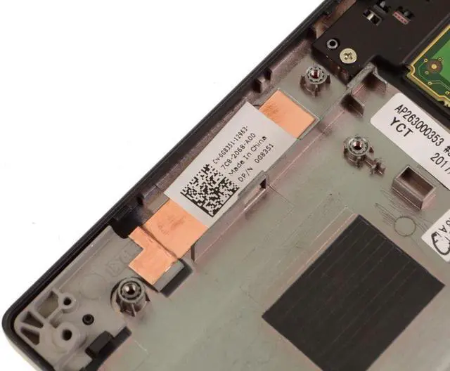 Alt view image 3 of 5 - New Dell OEM Latitude 7290 7390 Palmrest Touchpad Assembly No SC G8351