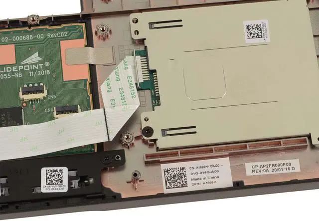 Alt view image 3 of 6 - Dell OEM Latitude 5400 Palmrest Touchpad Assembly Touchpad Palmrest A1899H