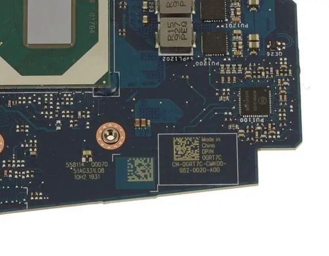 Alt view image 3 of 5 - Dell OEM Precision 7540 Motherboard System Board Intel i7 Motherboard GRT7C