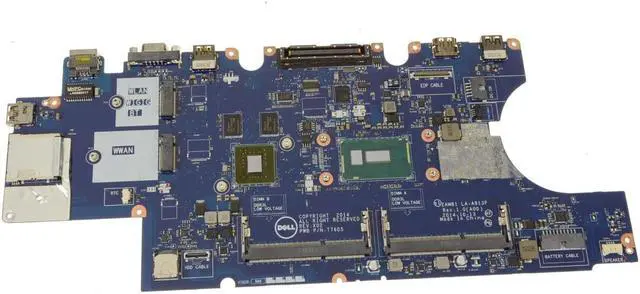 Main image of Dell OEM Latitude E5550 Motherboard System Board i7 2.6GHz Motherboard DWVYV