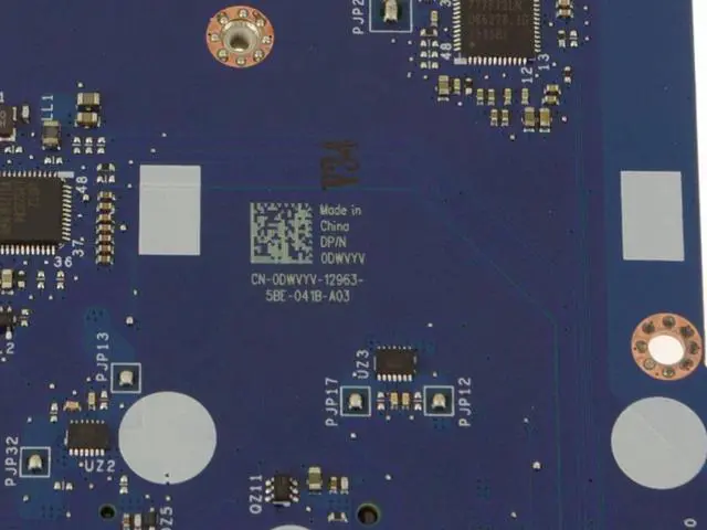 Alt view image 3 of 4 - Dell OEM Latitude E5550 Motherboard System Board i7 2.6GHz Motherboard DWVYV