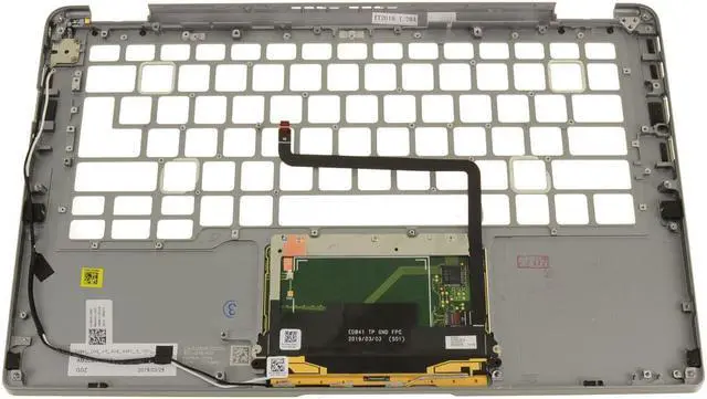 Alt view image 2 of 15 - Dell OEM Latitude 7400 2-in-1 Palmrest Touchpad Assembly Laptop Keyboard 305H0