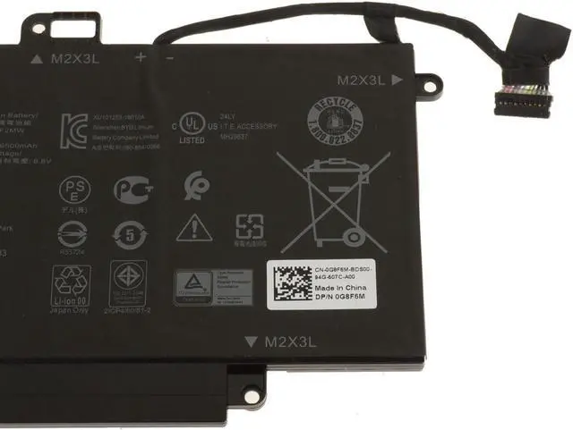 Alt view image 3 of 4 - Dell Latitude 7400 2-in-1 OEM Original Latitude 4-Cell 52Wh Battery NF2MW