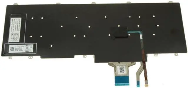 Alt view image 2 of 4 - French Canadian Dell OEM Latitude E5550 Precision 3510 Laptop Keyboard YM0K9