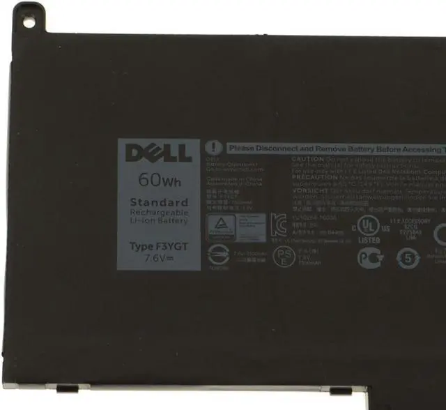 Alt view image 15 of 17 - New  Dell OEM Original Latitude 7480 7280 4-Cell 60Wh Laptop Battery F3YGT