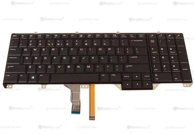 Main image of New US INTL OEM Alienware 17 R2 R3  Backlit Laptop Keyboard Assembly 0V352