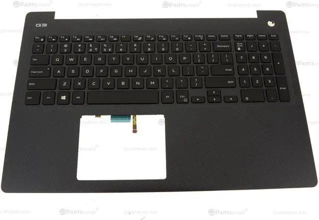 Main image of New US INTL Dell OEM G Series G3 3579 Palmrest Keyboard Assembly NTP 1DD49