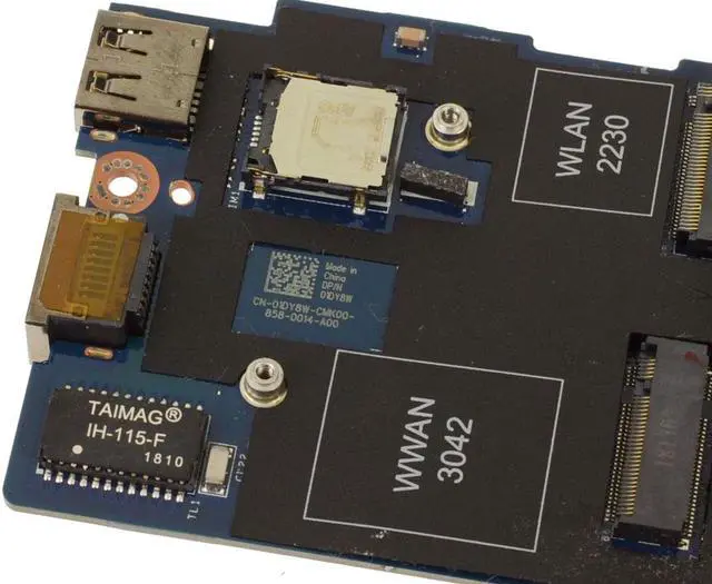 Alt view image 3 of 6 - Dell OEM Precision 7730 Motherboard System Board Intel i9 Hex Motherboard 1DY8W