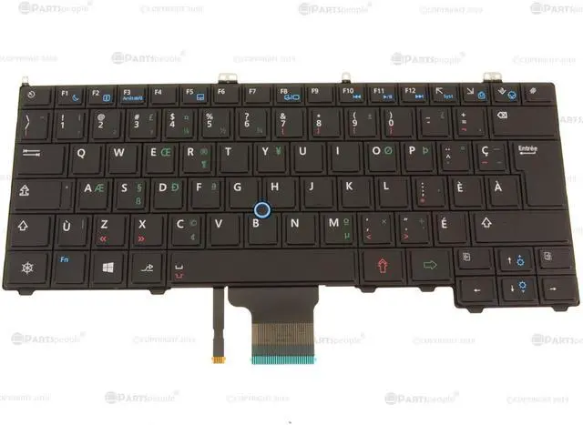 Main image of New French Canadian Dell OEM Latitude E7440 Laptop Keyboard FR-CAN DP9G9