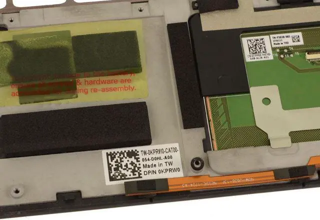 Alt view image 3 of 6 - Dell OEM XPS 9370 9380 7390 Touchpad Palmrest Assembly KPRW0