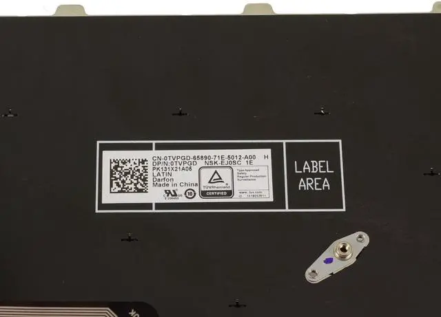 Alt view image 2 of 8 - New Spanish Dell OEM Chromebook 11 3189 3181 2-in-1 Keyboard Spanish TVPGD