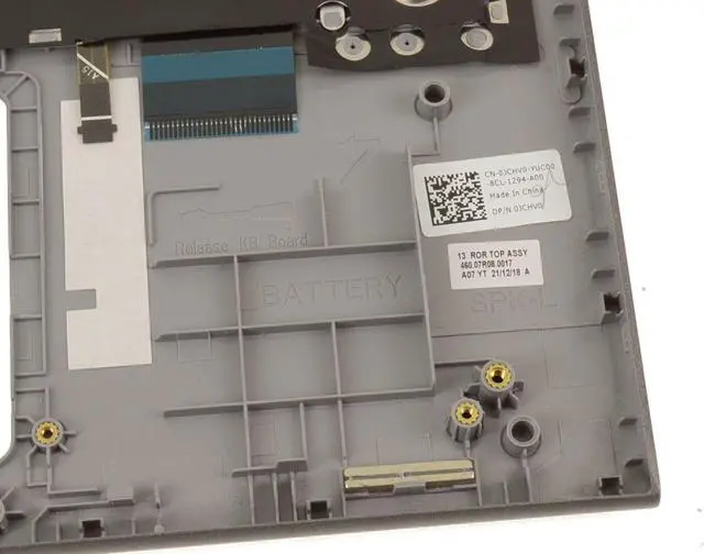 Alt view image 3 of 12 - Dell Inspiron 13 Palmrest Touchpad US Backlit Keyboard 2YNVV