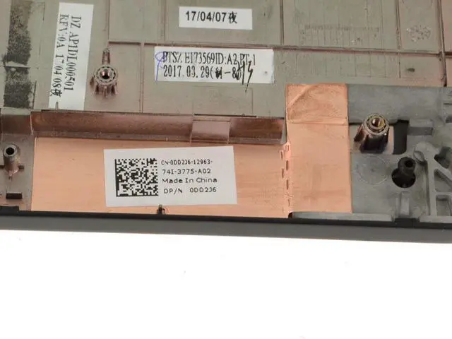 Alt view image 3 of 5 - New Dell OEM Latitude E7470 Palmrest Touchpad Assembly No SC Dual Point DD2J6
