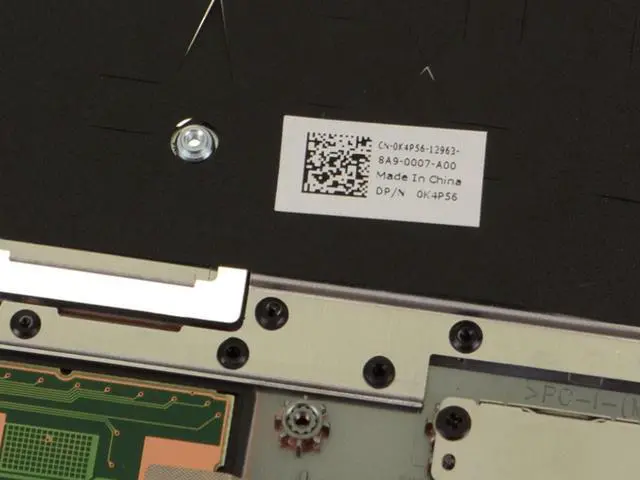 Alt view image 3 of 5 - Dell OEM Latitude 5490 5491 5495 Palmrest Touchpad Touchpad Palmrest K4P56