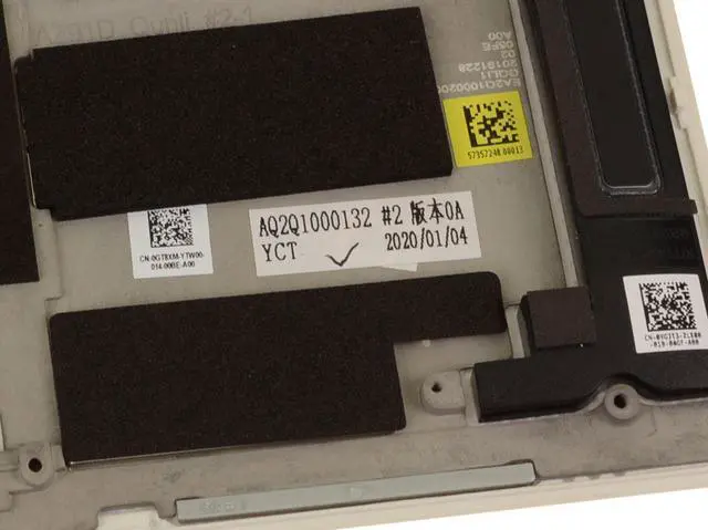 Alt view image 3 of 4 - New Dell OEM XPS 9300 Touchpad Palmrest Keyboard Assembly White 979W4 GT8XM