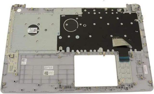 Alt view image 2 of 3 - New Dell OEM Inspiron 5583 Palmrest Keyboard Assembly US INTL NO BL 8MHJP