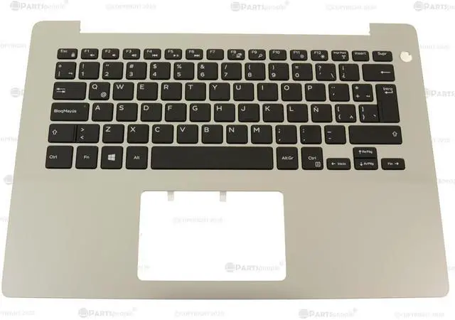 Main image of New Spanish Dell OEM Inspiron 5485 Palmrest Spanish Keyboard Assembly 35T1P