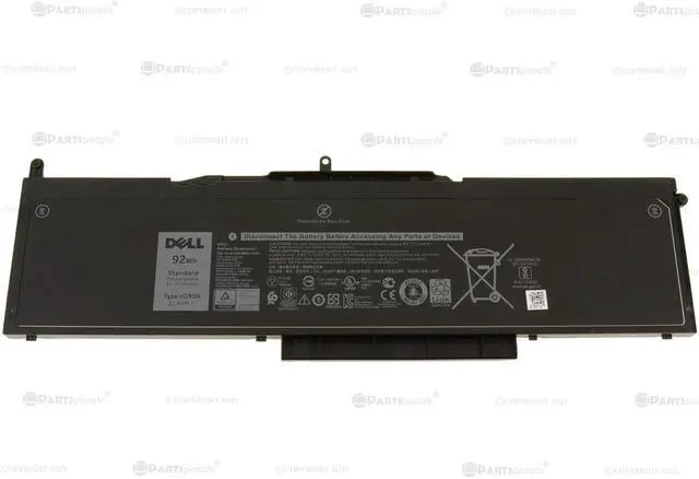 Main image of New  Dell OEM Original Precision 3520 3530 6-Cell 92Wh Laptop Battery VG93N