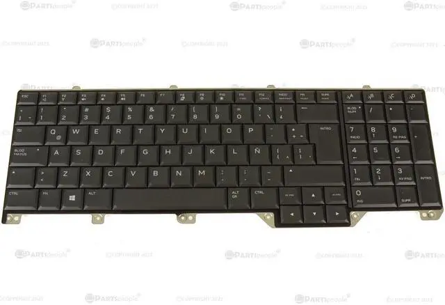 Main image of New SPANISH OEM Alienware Area-51m Backlit Laptop Keyboard Assembly WDMJ8