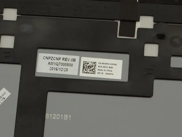 Main image of New OEM Alienware 13 R3 Bottom Access Panel Door Cover H49Y4