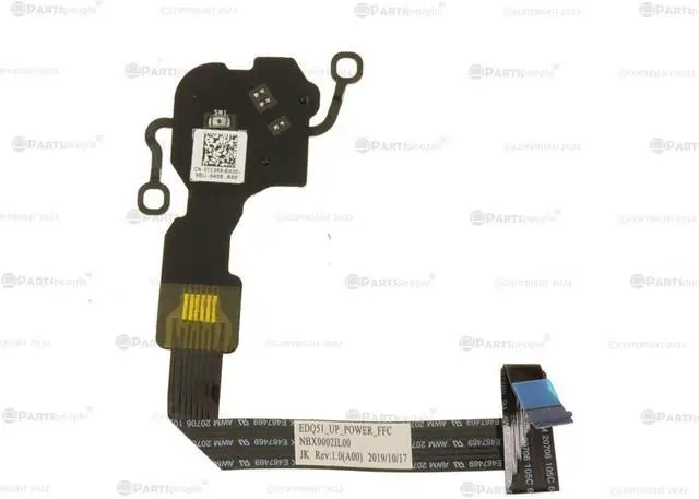 Alt view image 3 of 6 - Dell Alienware M15 R2 Power Button Board W/Cable NIA01 NBX0002IL00 TC3R9