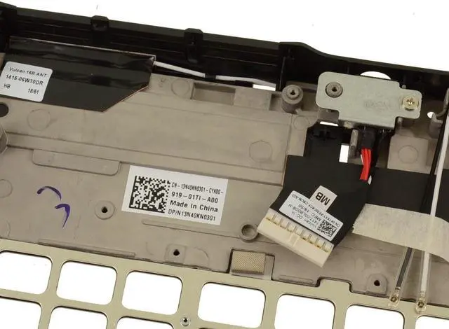 Alt view image 4 of 6 - New Dell OEM G Series G7 7590 Palmrest Assembly No Mini DisplayPort J4X38