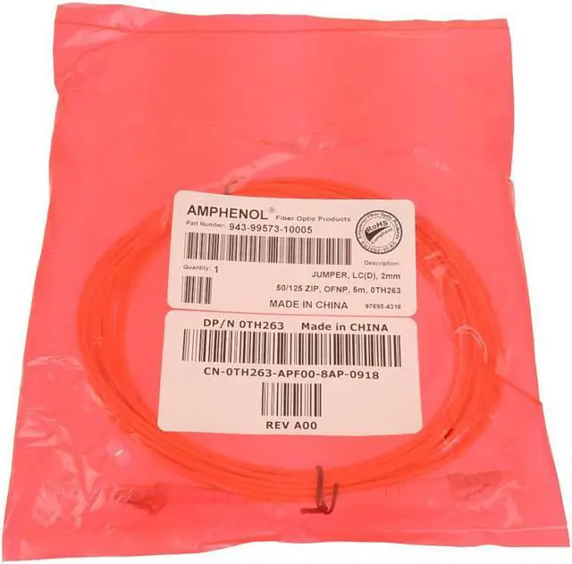 Alt view image 2 of 3 - New Dell OEM 5 Meter LC to LC Fiber Optic Patch Cable TH263