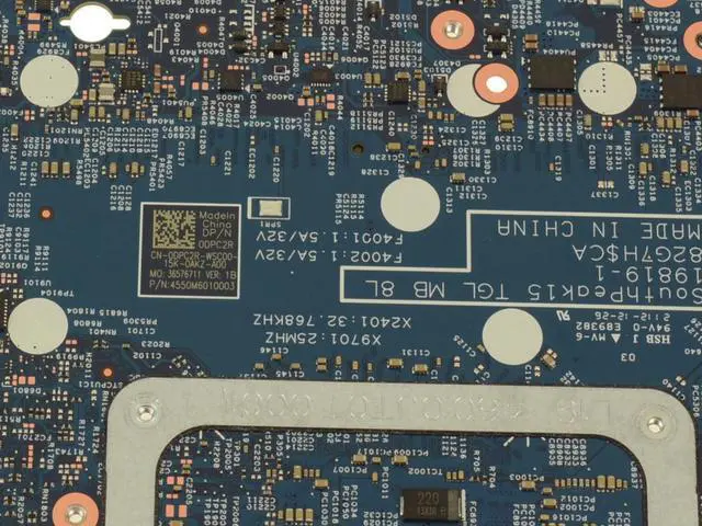 Alt view image 4 of 6 - Dell DPC2R Motherboard for Latitude 5520 - LGA1155 Socket - Intel i5-1145G7 (11th Gen) - 2 x Memory Slots