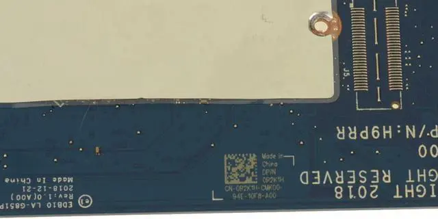 Alt view image 3 of 4 - Dell OEM Chromebook 3100 2-in-1 Motherboard System Board Motherboard R2K1H