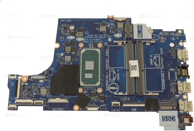 Main image of Dell OEM Inspiron 3493 Motherboard System Board Core i3 Motherboard TW31C