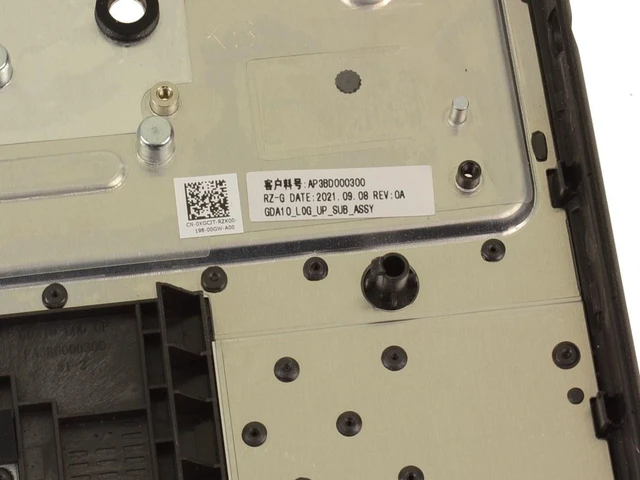Alt view image 3 of 5 - Dell OEM Chromebook 3100 Laptop Palmrest Touchpad Assembly XGCJT