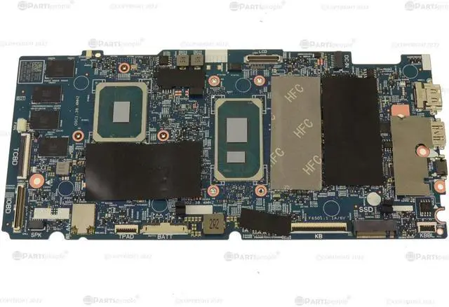 Alt view image 4 of 7 - Dell Inspiron 7506 2-in-1 Intel i7-1165G7 2.8GHz 16GB Motherboard G72HV