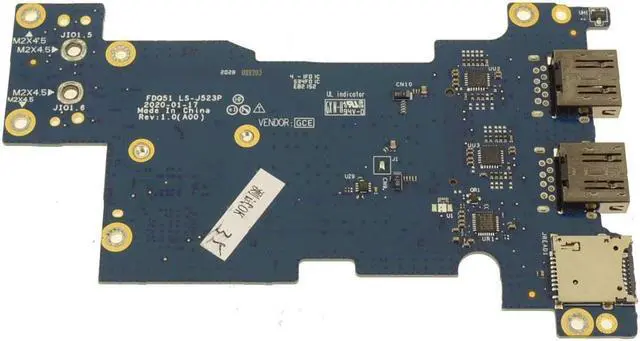 Alt view image 2 of 3 - OEM Alienware m15 R3 Right Side WLAN Card USB Ports SD Card slot IO  8G4J2