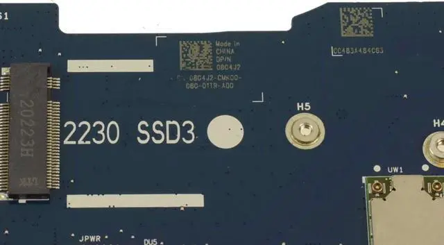 Alt view image 3 of 3 - OEM Alienware m15 R3 Right Side WLAN Card USB Ports SD Card slot IO  8G4J2