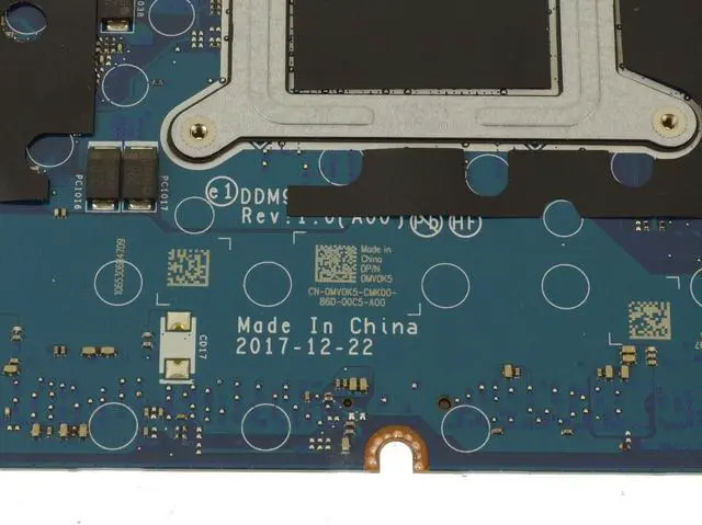 Alt view image 3 of 5 - Dell OEM Latitude 5495 Motherboard System Board AMD Ryzen 7 Motherboard MV0K5