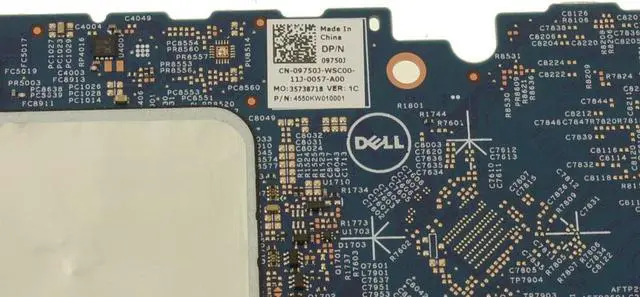 Alt view image 3 of 4 - Dell OEM Inspiron 7400 Motherboard System Board Core i5 Motherboard 9750J