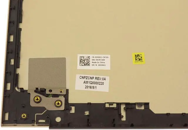 Alt view image 3 of 5 - New Dell OEM Vostro 15 5568 15.6" LCD Back Cover Lid Top Assembly Gold D5NX2